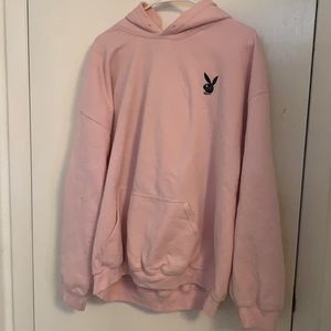 XL Bright pink Playboy hoodie